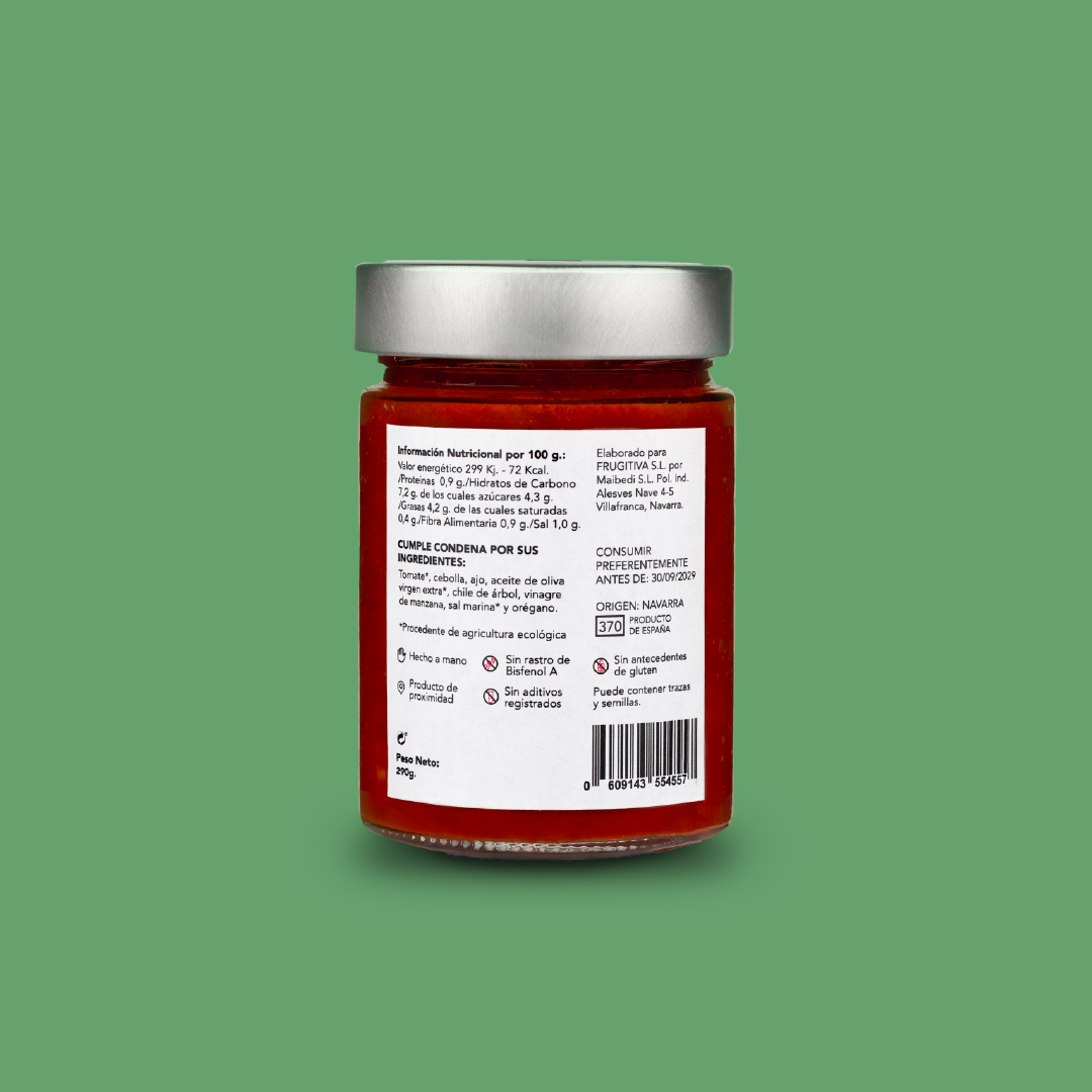 Salsa de tomate picante