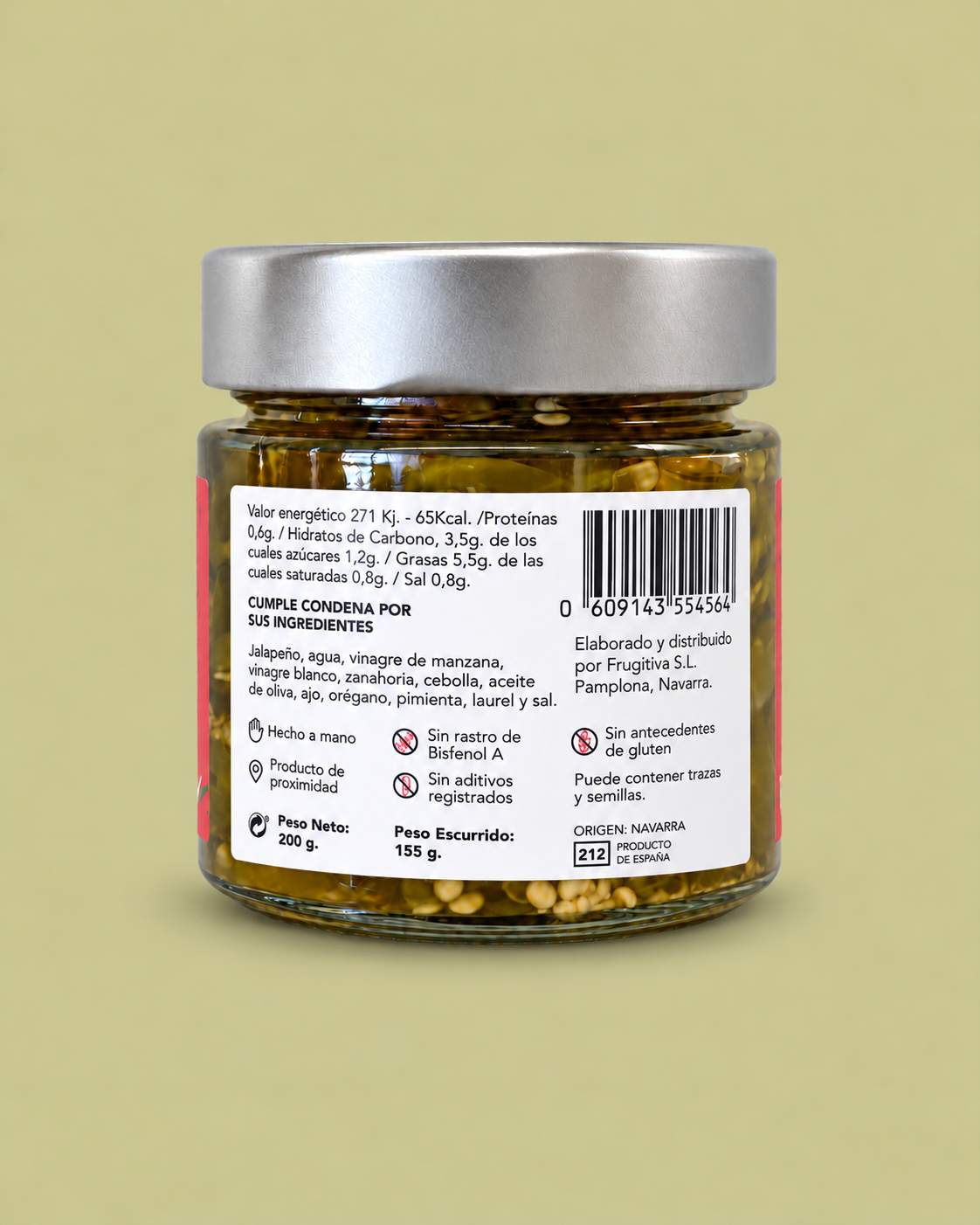 Jalapeños Navarros Encurtidos